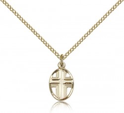 Cross Pendant, Gold Filled [BL5087]