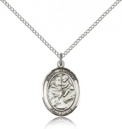 St. Anthony of Padua Medal, Sterling Silver, Medium [BL0769]