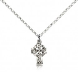 Celtic Cross Pendant, Sterling Silver [BL5867]