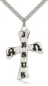 Cross Pendant, Sterling Silver [BL6798]