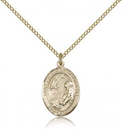 St. Catherine of Bologna Medal, Gold Filled, Medium [BL1040]