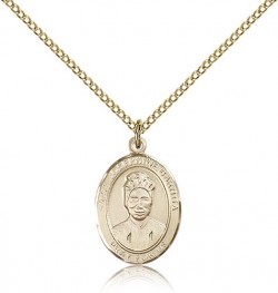 St. Josephine Bakhita Medal, Gold Filled, Medium [BL2443]