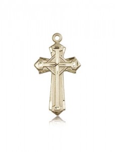 Cross Pendant, 14 Karat Gold [BL6688]