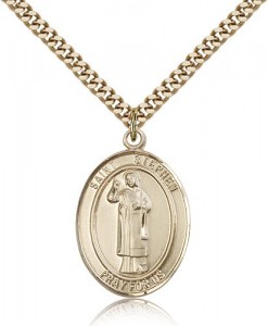 St. Stephen the Martyr Medal, Gold Filled, Large [BL3709]