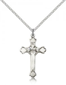 Cross Pendant, Sterling Silver [BL6659]