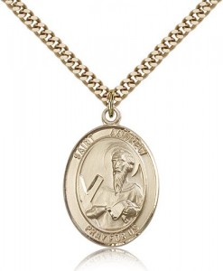 St. Andrew the Apostle Medal, Gold Filled, Large [BL0711]