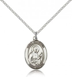 St. Camillus of Lellis Medal, Sterling Silver, Medium [BL1001]