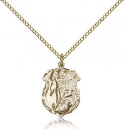 St. Michael the Archangel Medal, Gold Filled [BL6472]