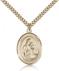 St. Ann Medal, Gold Filled, Large [BL0729]