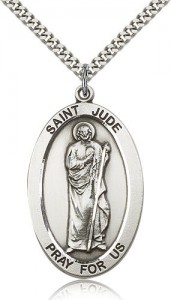 St. Jude Medal, Sterling Silver [BL6650]