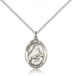 Our Lady of Grapes Medal, Sterling Silver, Medium [BL0307]