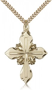 Cross Pendant, Gold Filled [BL6790]