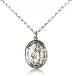 St. Genesius of Rome Medal, Sterling Silver, Medium [BL1877]