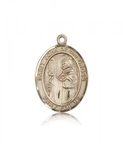 St. John of the Cross Medal, 14 Karat Gold, Large [BL2349]