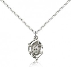 Miraculous Medal, Sterling Silver [BL6008]