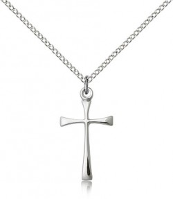 Maltese Cross Pendant, Sterling Silver [BL5282]