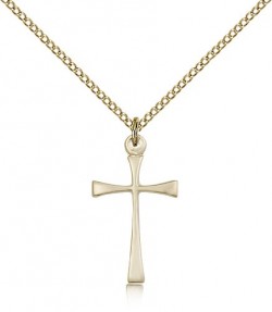 Maltese Cross Pendant, Gold Filled [BL5280]
