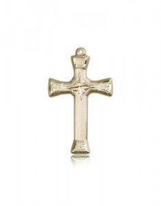 Cross Pendant, 14 Karat Gold [BL6706]