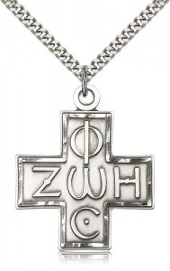 Light and Life Cross Pendant, Sterling Silver [BL6834]