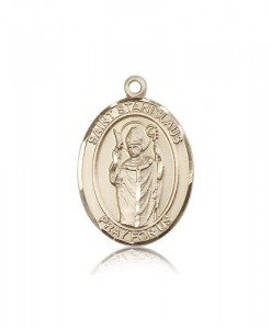 St. Stanislaus Medal, 14 Karat Gold, Large [BL3688]