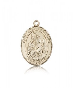 St. John the Baptist Medal, 14 Karat Gold, Large [BL2367]