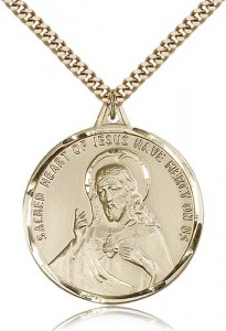 Scapular Medal, Gold Filled [BL4252]