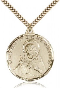Scapular Medal, Gold Filled [BL4252]