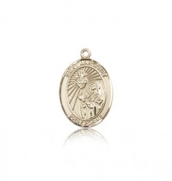 St. Margaret Mary Alacoque Medal, 14 Karat Gold, Medium [BL2715]
