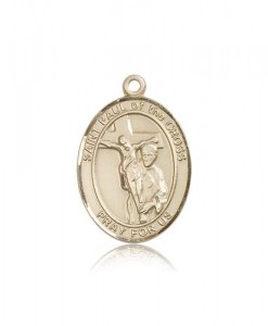 St. Paul of the Cross Medal, 14 Karat Gold, Large [BL3006]