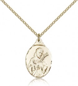 St. Francis Medal, Gold Filled [BL4502]