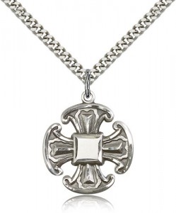 Cross Pendant, Sterling Silver [BL6810]