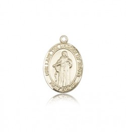 Our Lady of Knots Medal, 14 Karat Gold, Medium [BL0337]