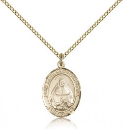 Marie Magdalen Postel Medal, Gold Filled, Medium [BL0223]