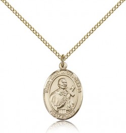 St. Martin De Porres Medal, Gold Filled, Medium [BL2781]