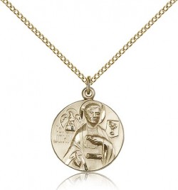 St. John the Evangelist Medal, Gold Filled [BL6105]