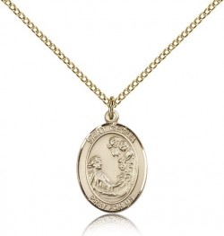 St. Cecilia Medal, Gold Filled, Medium [BL1085]