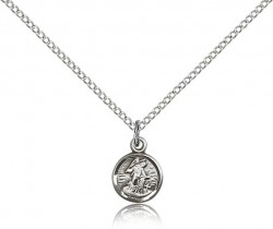 Guardian Angel Medal, Sterling Silver [BL5414]