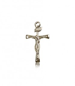 Maltese Crucifix Pendant, 14 Karat Gold [BL5355]