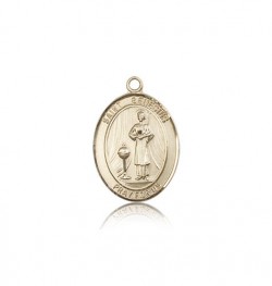 St. Genesius of Rome Medal, 14 Karat Gold, Medium [BL1871]