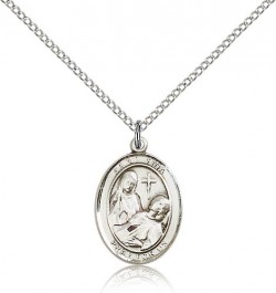 St. Fina Medal, Sterling Silver, Medium [BL1778]