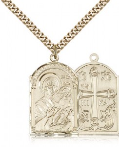 Mother of God Medal, Gold Filled [BL4366]