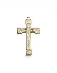 Cross Pendant, 14 Karat Gold [BL6664]