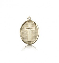 Cross Pendant, 14 Karat Gold [BL5012]