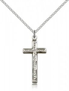 Cross Pendant, Sterling Silver [BL6695]