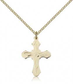 Cross Pendant, Gold Filled [BL6736]