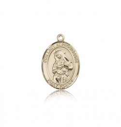 Our Lady of Providence Medal, 14 Karat Gold, Medium [BL0436]