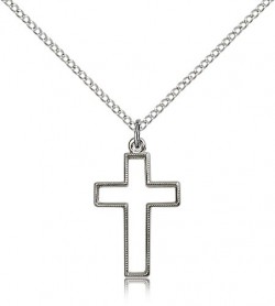 Cross Pendant, Sterling Silver [BL5270]