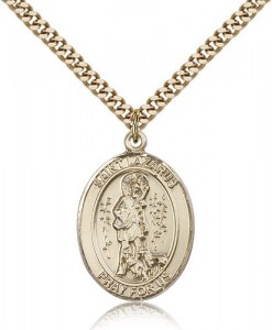 St. Lazarus Medal, Gold Filled, Large [BL2586]