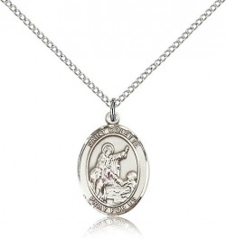 St. Colette Medal, Sterling Silver, Medium [BL1536]