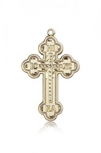 Cross Pendant, 14 Karat Gold [BL4380]